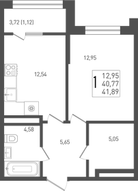 41,9 м², 1-комнатная квартира 5 738 930 ₽ - изображение 29