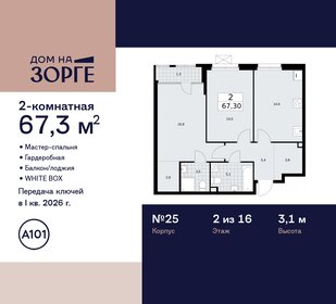 64,6 м², 2-комнатная квартира 30 092 800 ₽ - изображение 3