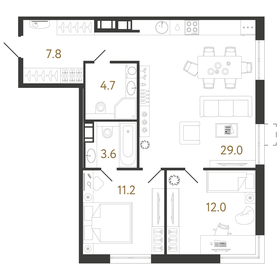 76 м², 2-комнатная квартира 21 000 000 ₽ - изображение 126