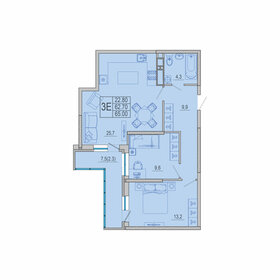 90 м², 2-комнатная квартира 15 000 000 ₽ - изображение 1