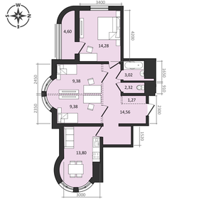 72,6 м², 4-комнатная квартира 10 140 000 ₽ - изображение 9