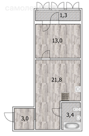 28,4 м², квартира-студия 4 999 000 ₽ - изображение 60
