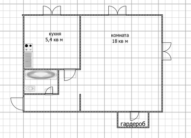 34,7 м², 1-комнатная квартира 4 900 000 ₽ - изображение 58