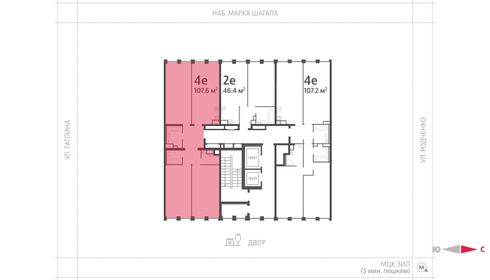 109,6 м², 3-комнатная квартира 60 378 200 ₽ - изображение 46