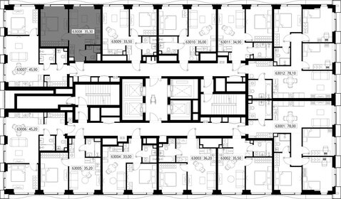 35 м², 1-комнатная квартира 15 435 805 ₽ - изображение 42