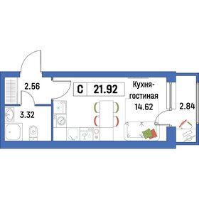 23 м², квартира-студия 3 500 000 ₽ - изображение 51