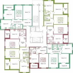 59,5 м², 3-комнатная квартира 5 950 000 ₽ - изображение 78