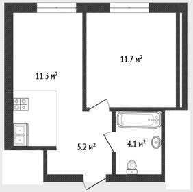 32,3 м², 1-комнатная квартира 5 600 000 ₽ - изображение 69
