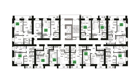23 м², квартира-студия 6 548 192 ₽ - изображение 35