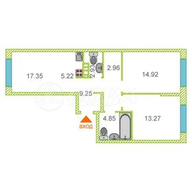 Квартира 71 м², 3-комнатная - изображение 1