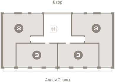 Квартира 127,6 м², 3-комнатная - изображение 2