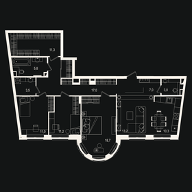 162 м², 4-комнатная квартира 24 500 000 ₽ - изображение 37