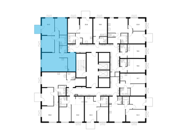 80 м², 3-комнатная квартира 15 499 000 ₽ - изображение 77