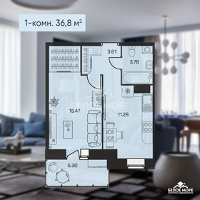 41,9 м², 1-комнатная квартира 4 000 000 ₽ - изображение 20