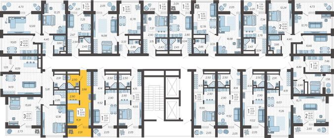 15,8 м², квартира-студия 10 500 000 ₽ - изображение 120