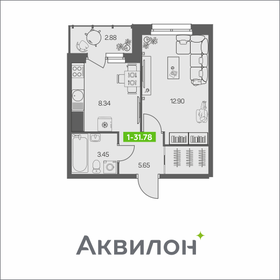 29 м², 1-комнатная квартира 1 700 000 ₽ - изображение 74