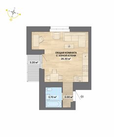 Квартира 36,2 м², 1-комнатная - изображение 1