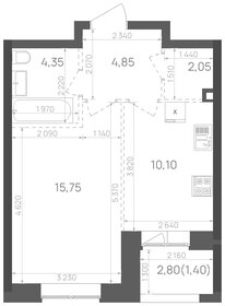 40,6 м², 2-комнатная квартира 5 500 000 ₽ - изображение 101