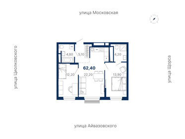 60 м², 2-комнатная квартира 8 950 000 ₽ - изображение 89