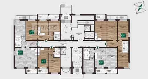 Квартира 60 м², 2-комнатная - изображение 2