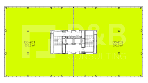 555,6 м², офис - изображение 5