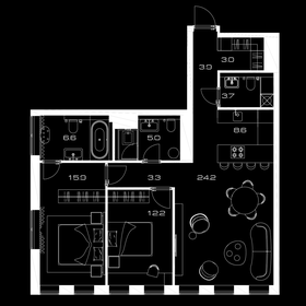 43 м², 1-комнатная квартира 5 500 000 ₽ - изображение 54