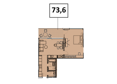 80 м², 2-комнатная квартира 28 500 000 ₽ - изображение 98