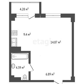 Квартира 30 м², студия - изображение 1