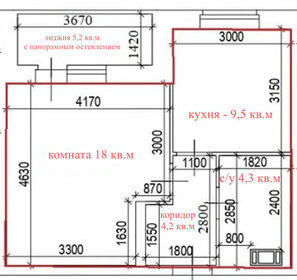 Квартира 36,1 м², 1-комнатная - изображение 1