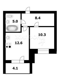 Квартира 36,3 м², 1-комнатная - изображение 1