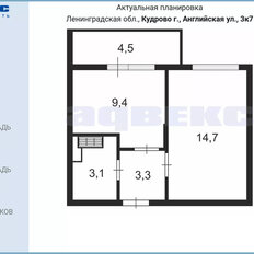 Квартира 32,1 м², 1-комнатная - изображение 2