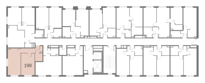 41,1 м², 1-комнатные апартаменты 6 670 980 ₽ - изображение 12