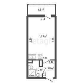 25,5 м², квартира-студия 3 600 000 ₽ - изображение 98