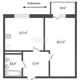 35,1 м², 1-комнатная квартира 3 700 000 ₽ - изображение 56