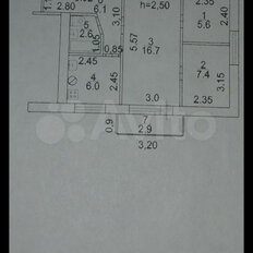 Квартира 45 м², 3-комнатная - изображение 1