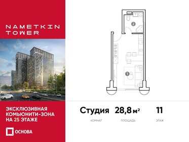 Квартира 28,8 м², студия - изображение 1