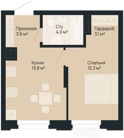 39,6 м², 1-комнатная квартира 6 000 000 ₽ - изображение 46
