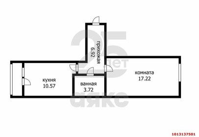 38,8 м², 1-комнатная квартира 3 650 000 ₽ - изображение 45