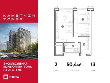 50,2 м², 2-комнатные апартаменты 15 863 200 ₽ - изображение 87