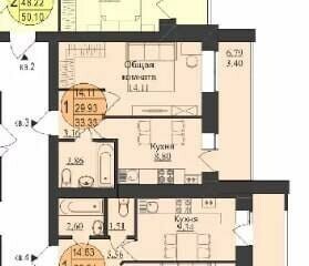 19 м², 1-комнатная квартира 1 049 000 ₽ - изображение 56