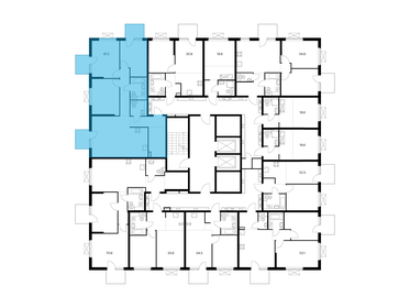 80 м², 3-комнатная квартира 15 499 000 ₽ - изображение 86