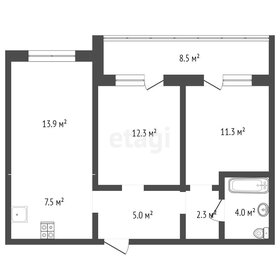 76 м², 3-комнатная квартира 9 800 000 ₽ - изображение 57