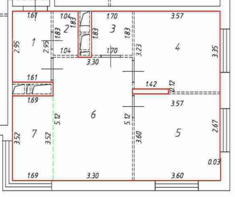 Квартира 57,2 м², студия - изображение 1