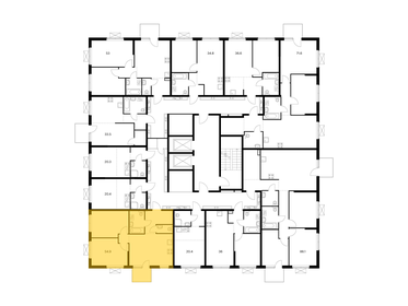 53,8 м², 2-комнатная квартира 8 758 640 ₽ - изображение 26