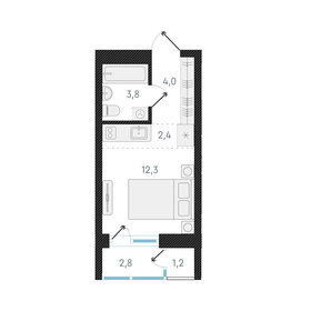 24,8 м², квартира-студия 4 850 000 ₽ - изображение 15