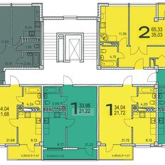 Квартира 64,3 м², 2-комнатная - изображение 3