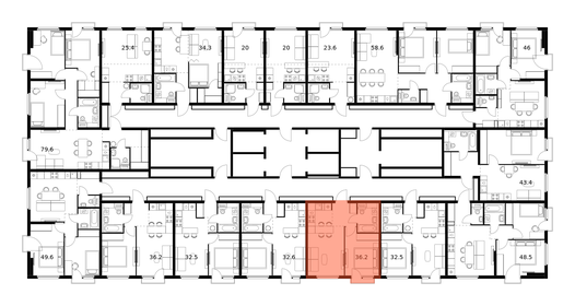 Квартира 36,2 м², 1-комнатная - изображение 2