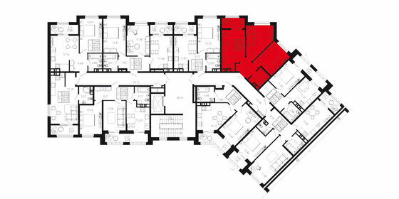 49,6 м², 2-комнатная квартира 7 069 232 ₽ - изображение 25