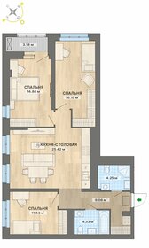 75 м², 3-комнатная квартира 11 800 000 ₽ - изображение 12