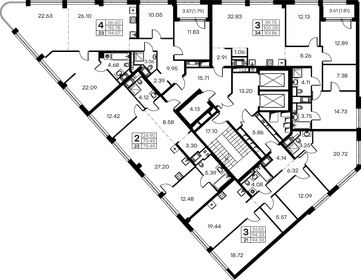 Квартира 101,9 м², 3-комнатная - изображение 2